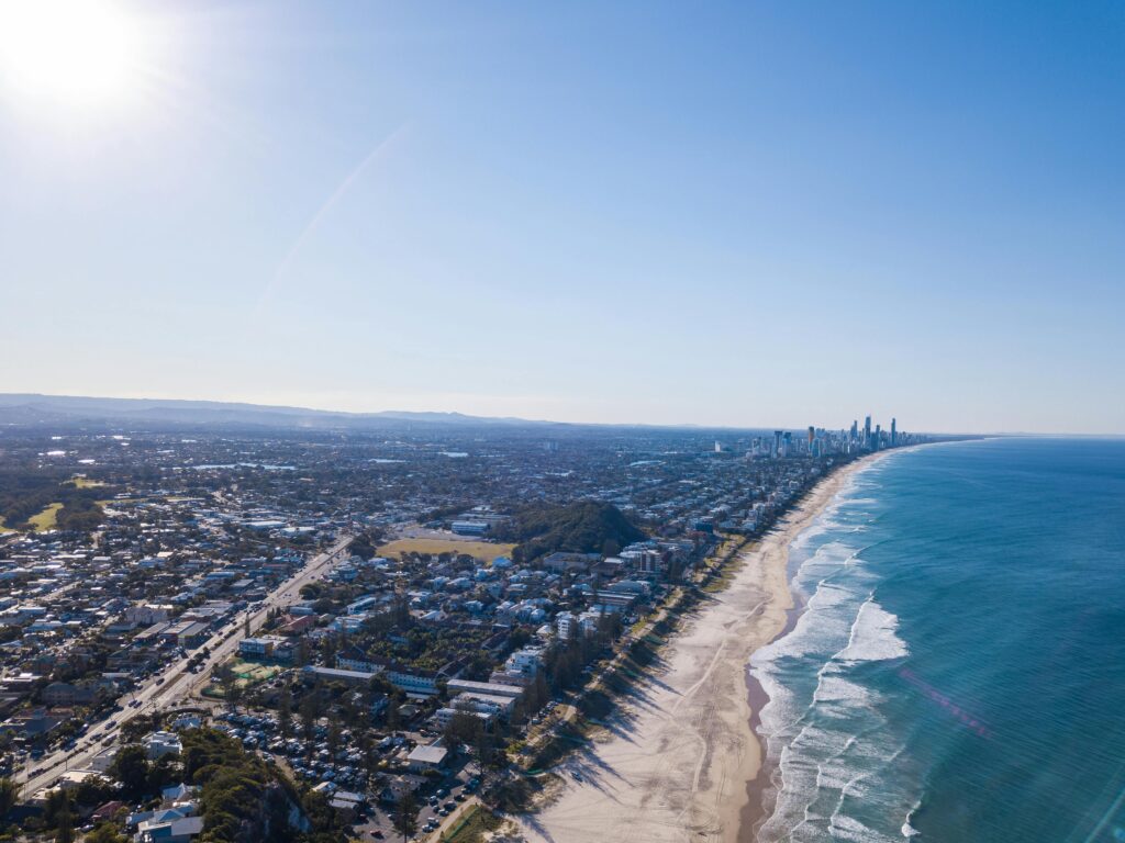 Aerial Photography Of Seashore